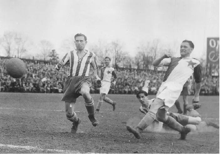 Josef Bican (right) has played for both Austria and Czechoslovakia and has scored 720 Goals in his career