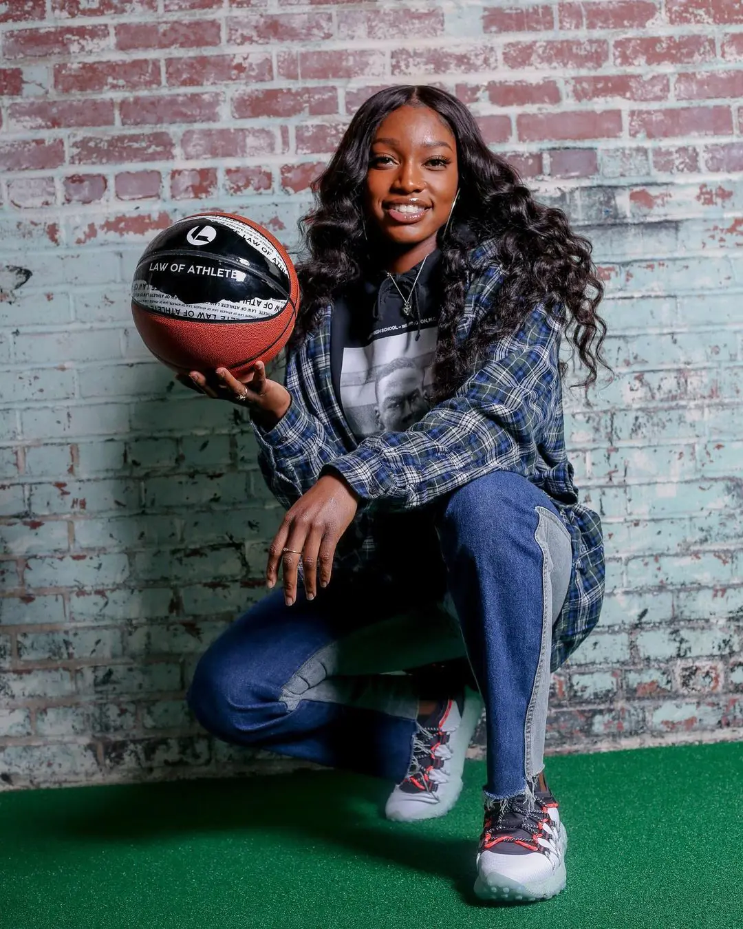 Atlanta Dream's Kaila Charles has a great smile 