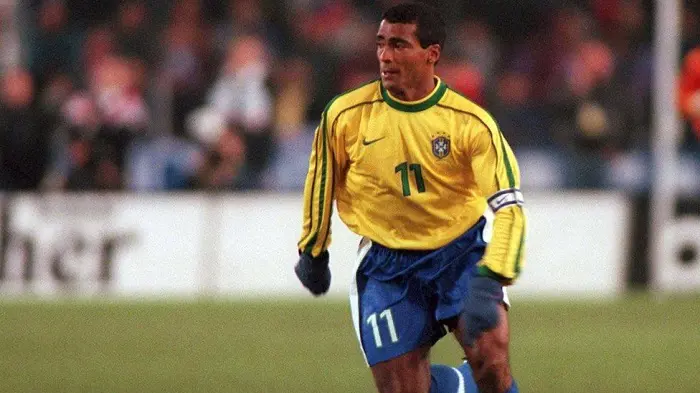 Brazil's Romario has scored 755 Goals in his career and helped win the FIFA 1994 World Cup