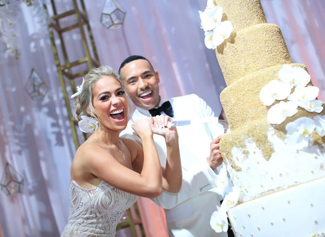 Carlos and Daniella on their wedding day