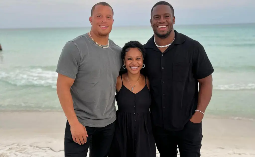 Nick with his brother Zach and sister Neidra Chubb.