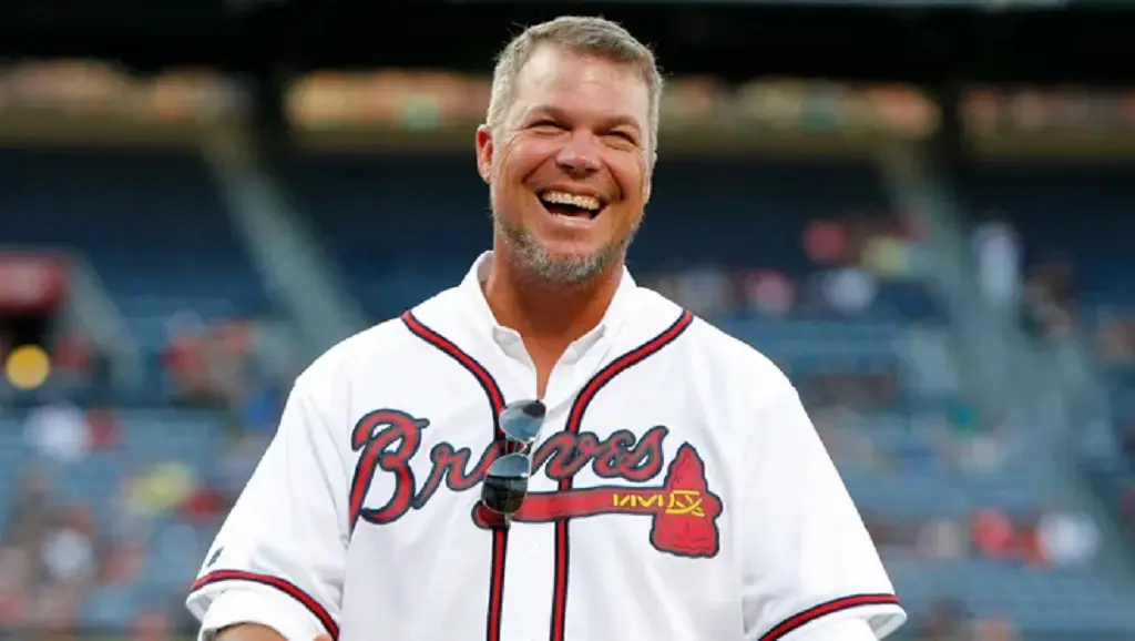 Chipper Jones is a former professional baseball third baseman who played in Major League Baseball (MLB) for the Atlanta Braves 