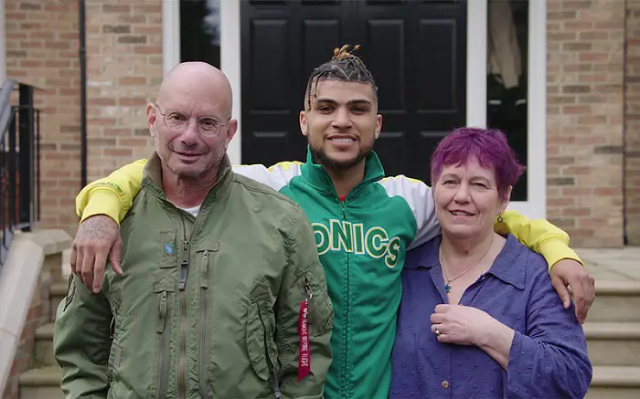 Deandre with Vicki Walton(left) and  Ira Yedlin (right)