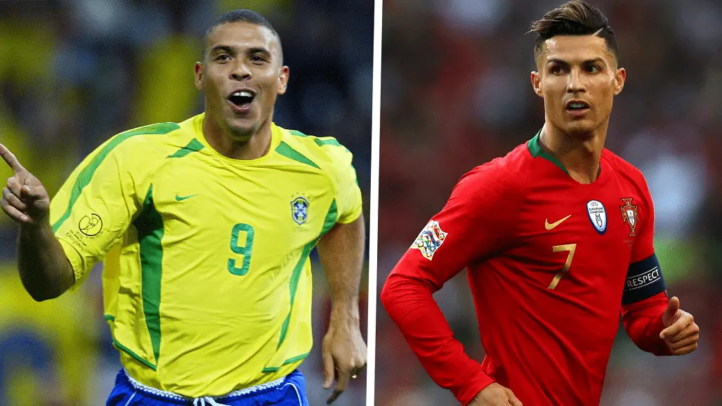 Brazil's Ronaldo and Portugal's Cristiano Ronaldo are two of the greatest football players world has ever seen 