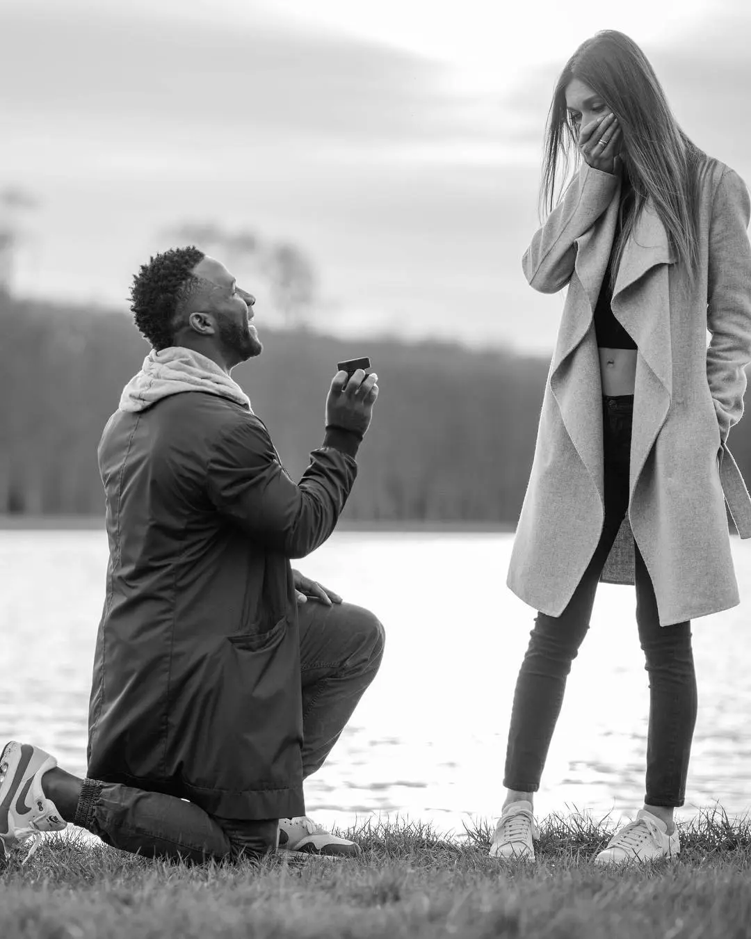 Giovani proposed to Call at the Gardens of Versailles.