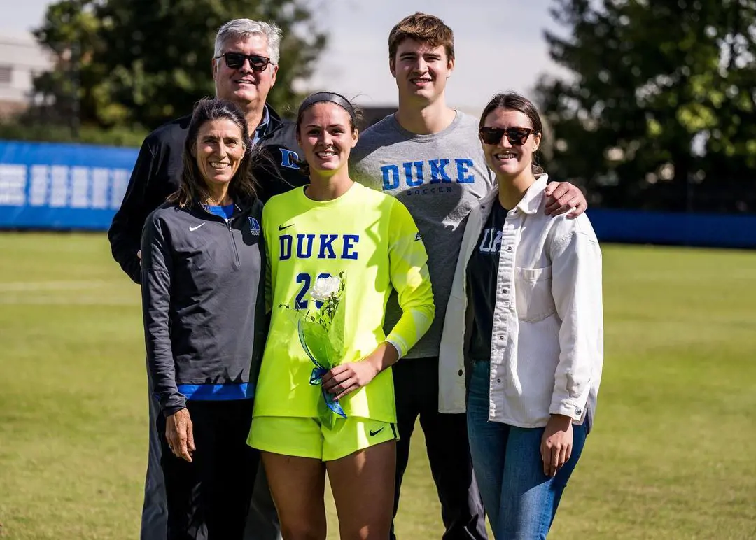 Jones' family at Ruthie's game in December 2022.