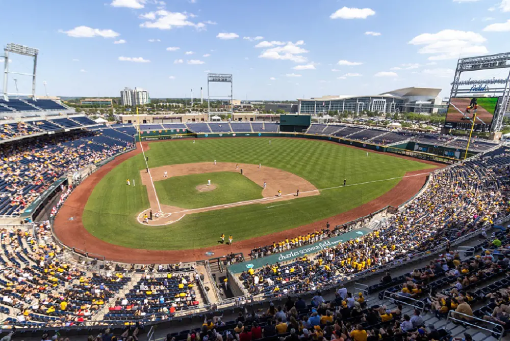 The 2023 College World Series is scheduled to run from June 16 to June 26.