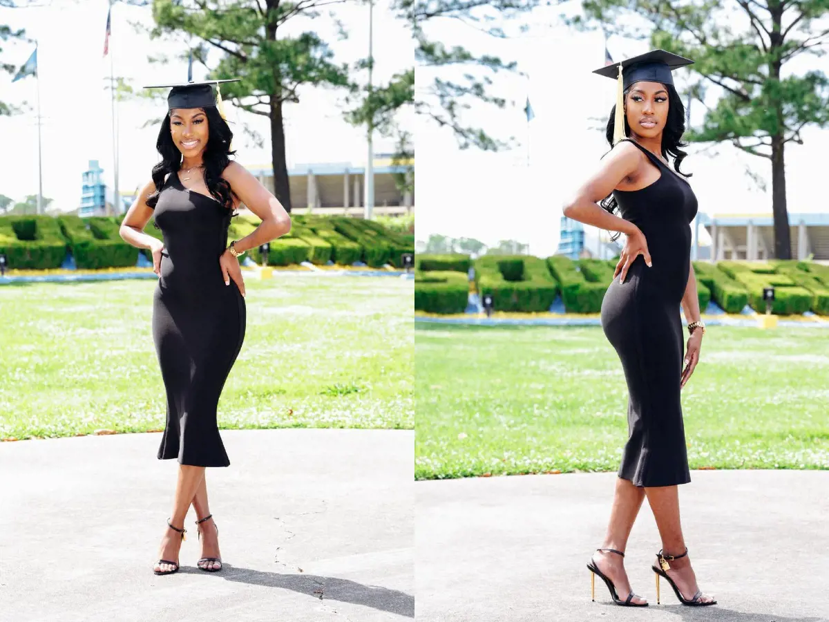 Mya' Danielle on her graduation day at Southern University in 2021