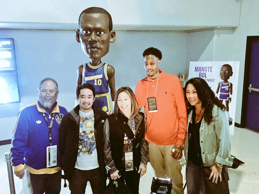 Chris Bol pictured with fans on January 28,2015. 