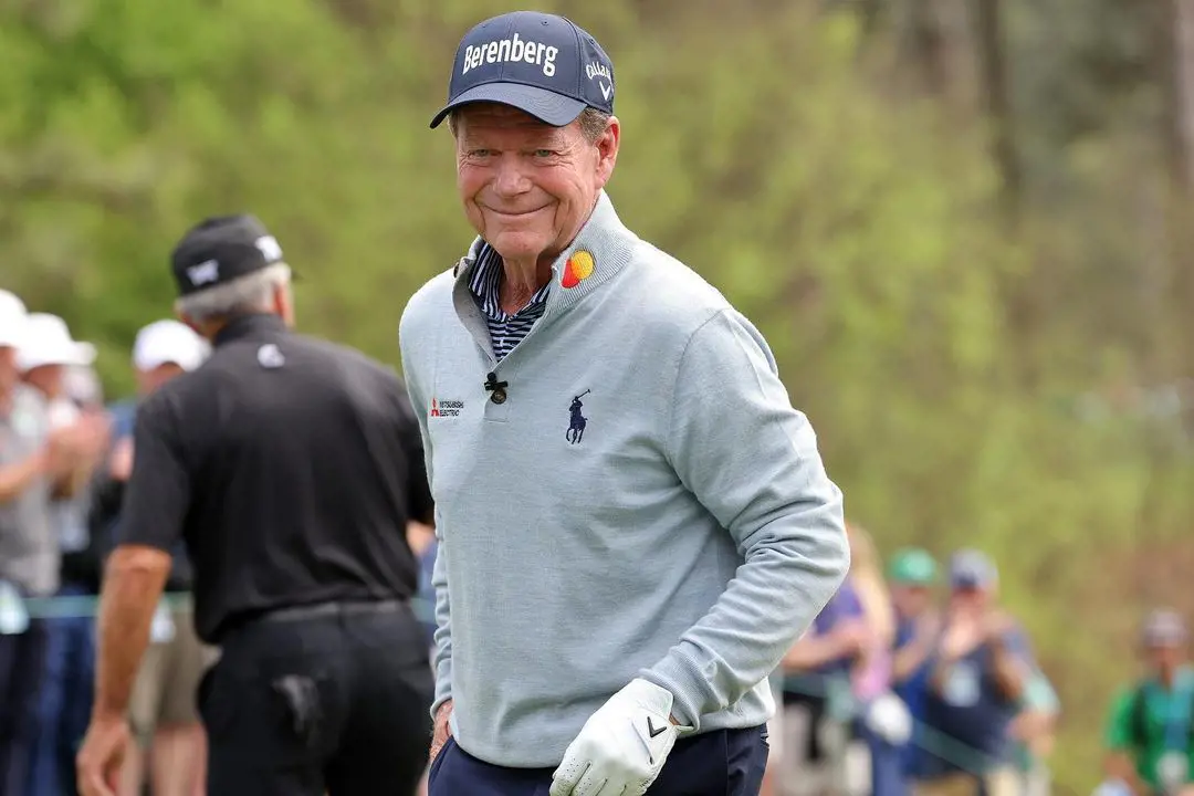 Watson at the Masters in Augusta National Golf Course