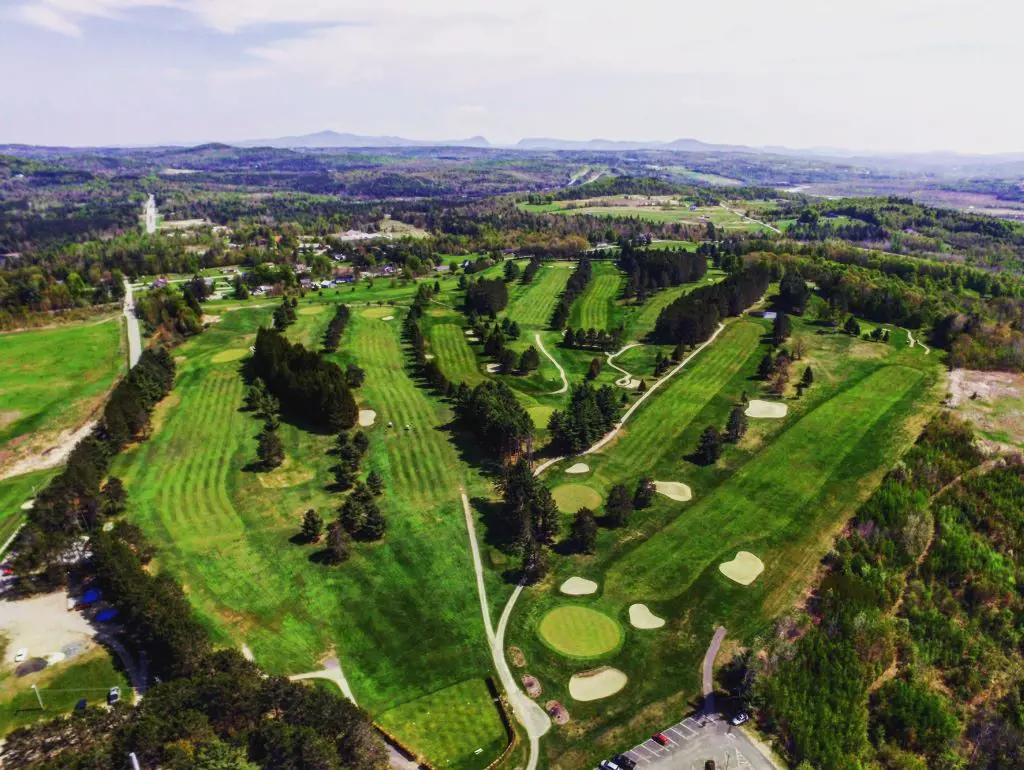 Newport club arial view, it has hosted multiple prestigious tournaments like US Open, US Women's Open, and US Amateur Open