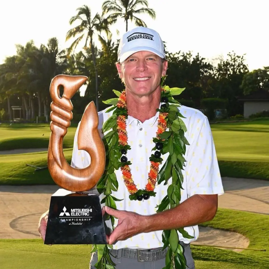 Stricker after winning Mitsubishi Championship in the start of 2023