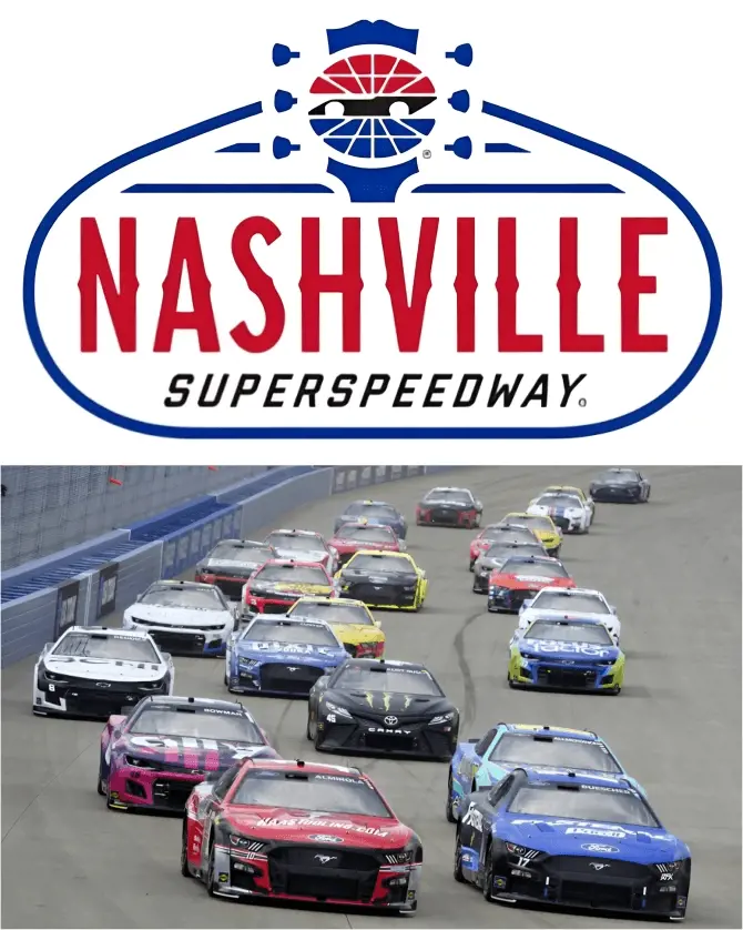 Nashville is hosting Ally 400, Tennesee Lottery 250 and Rackley Roofing 200.