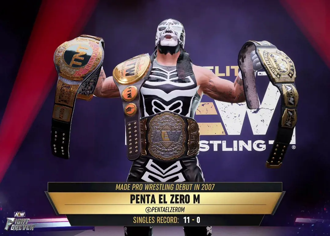 AEW video game character of Pénta El Zero M