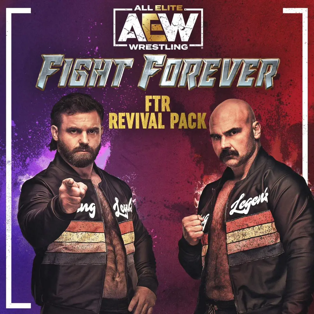 AEW FTR revival pack includes Cash Wheeler (left) and Dax Harwood (right).