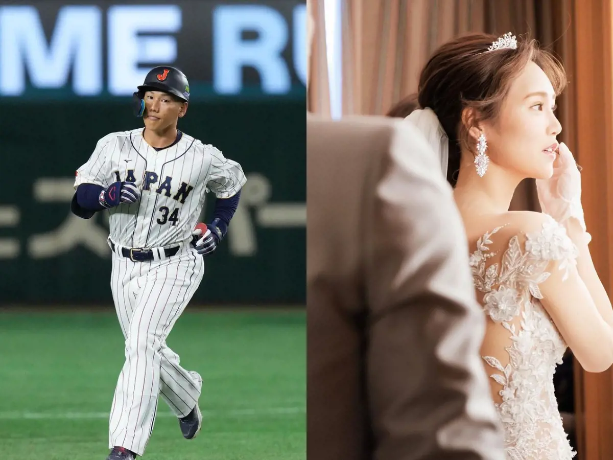 Japanese baseball international Masataka and Yurika celebrated their 2nd anniversary in December 2021