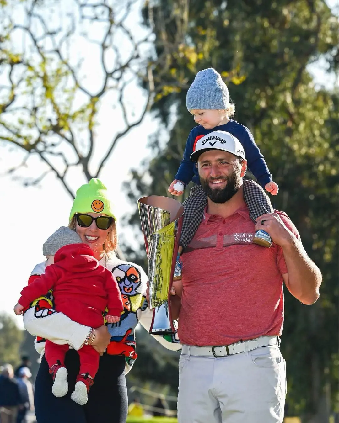 Jon relished his third PGA Tour win of 2023 in the presence of his beloved ones.