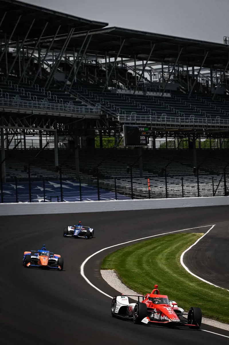 Racing snap of the Indianapolis Speedway from May18. 2023.