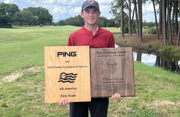 Knauth played golf all four years at Carnegie Mellon