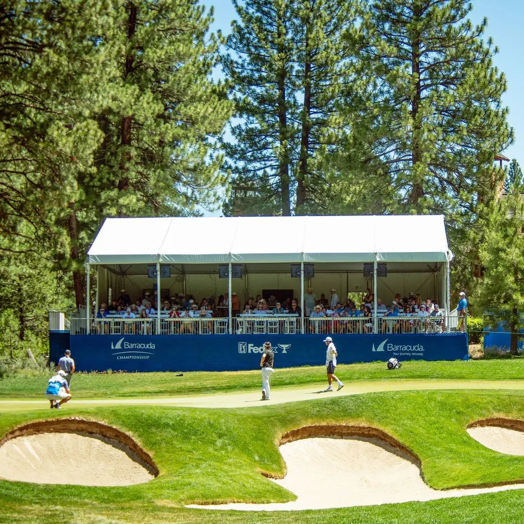 Golf Course of Tahoe Championship taking place in Los Angeles, California where amateurs as well as season veterans are participating in the event