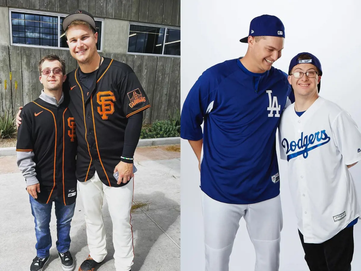 (Left) Joc and Champ at Scottsdale Stadium Spr Trg in April 2022 