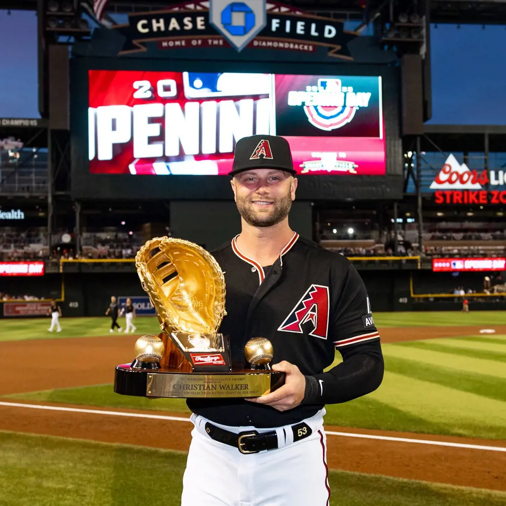 Christian Walker won the 1B Gold Glove Award for the first time in 2022