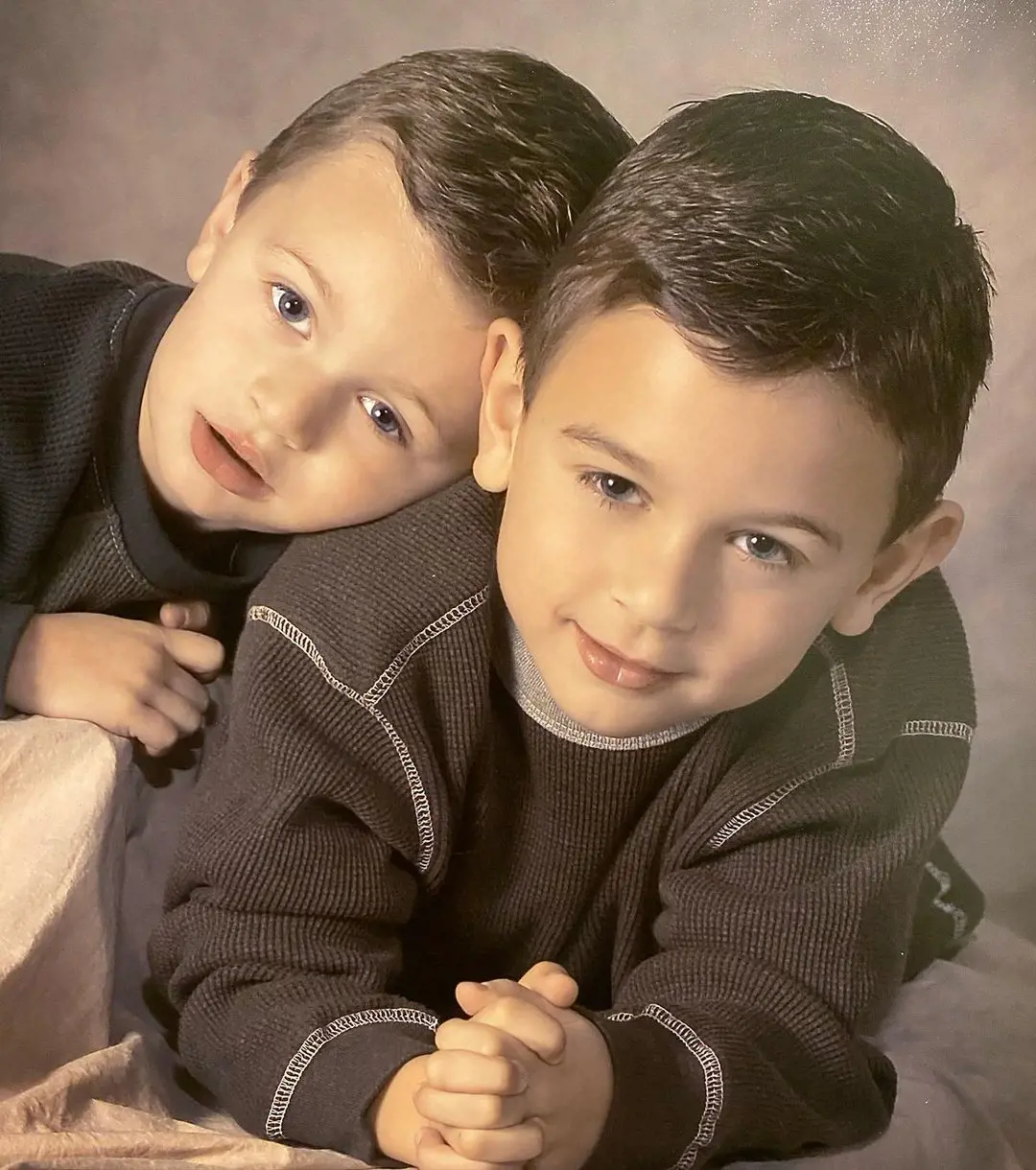 Andrew(left) and Daniel(right) childhood picture posted by Andrea in her Instagram account on September 28, 2021. 