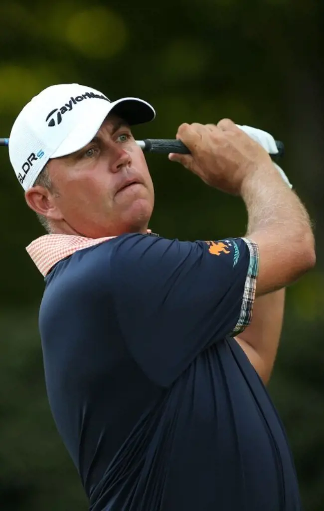 Bo playing during the 2014 Barclays at the Ridgewood Country Club. (Photo by Darren Carroll)