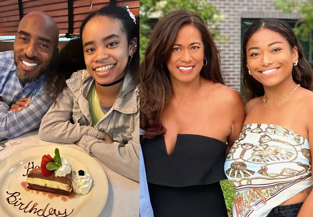 Ronde with Yammile on her 20th birthday in 2022 and Claudia with Justyce in August 2021