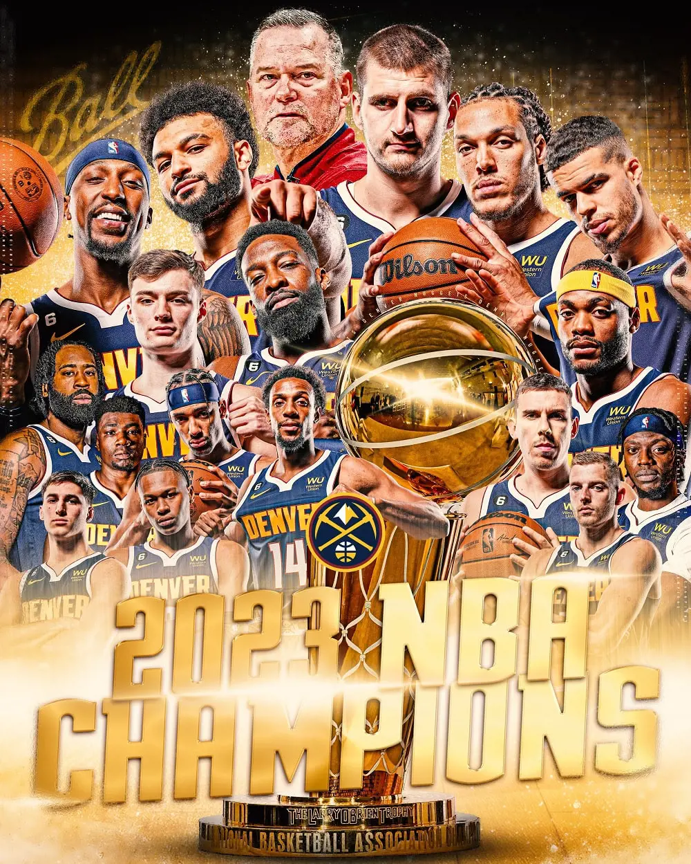 Denver Nuggets won the 2023 NBA Finals over Miami Heat.