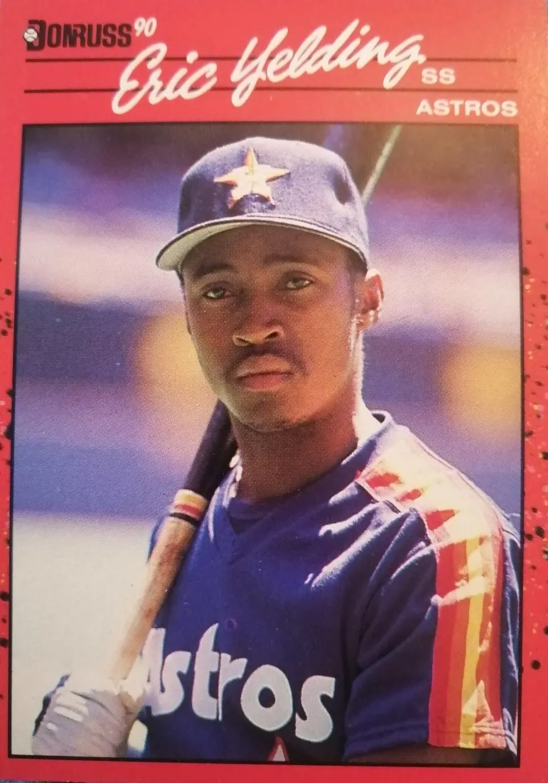 Eric Yelding 90's Donruss baseball card