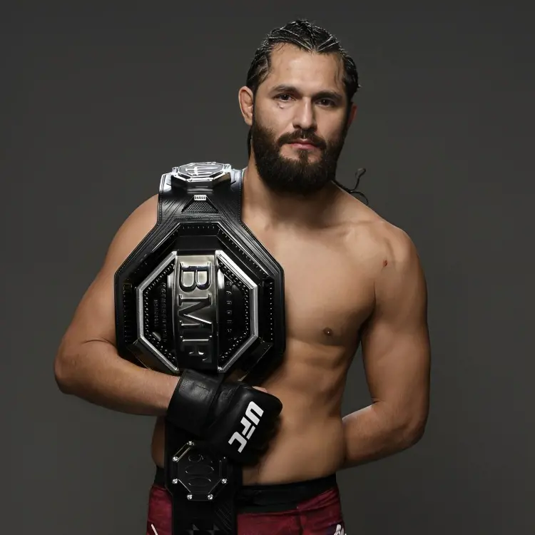 Jorge Masvidal with his UFC 