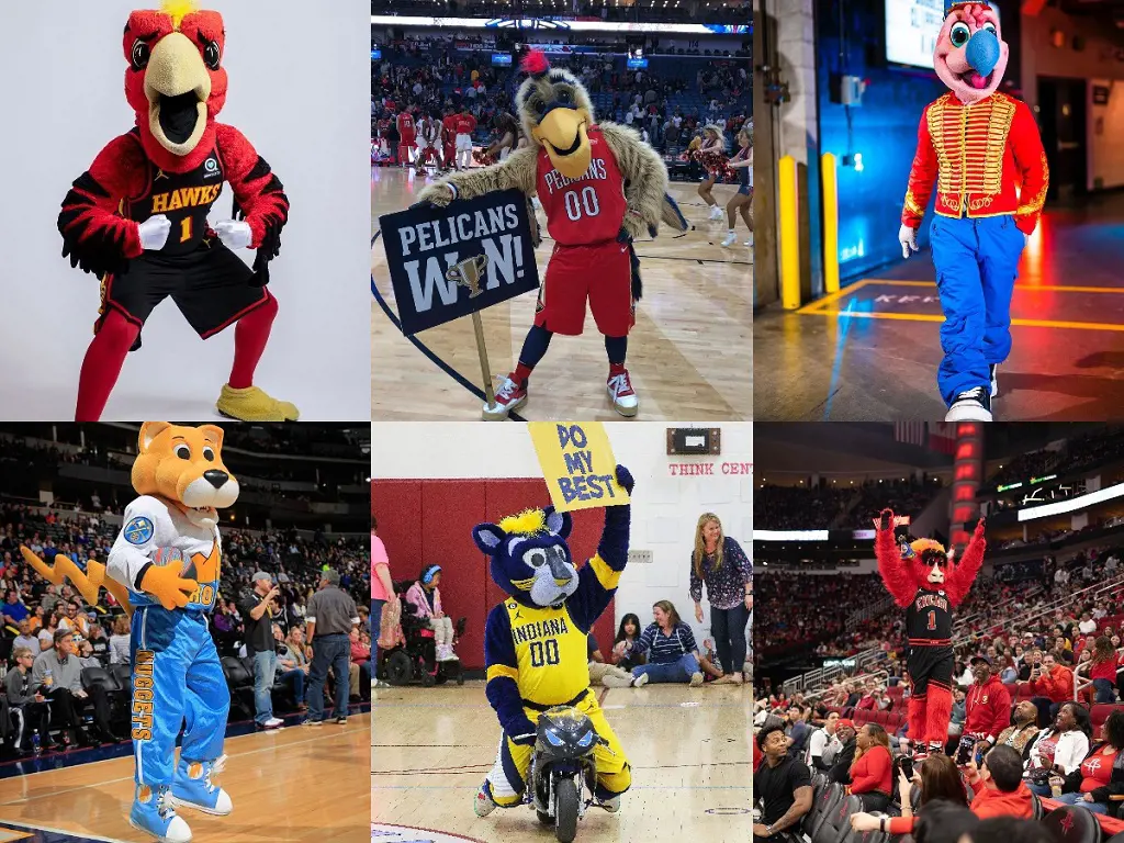 Mascots have helped to bring more energy to the NBA games.