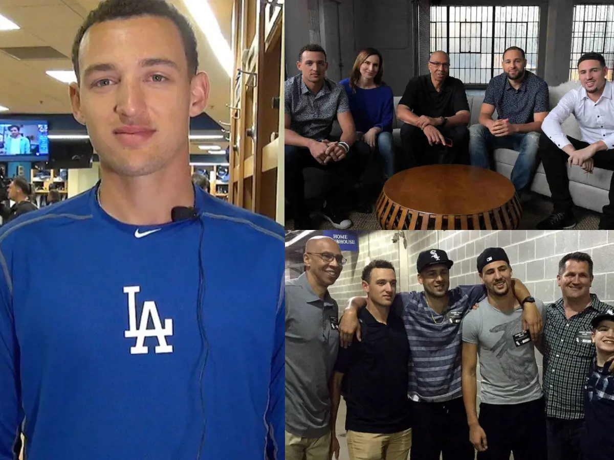 Group photos of LA Dodgers star Trayce and his closed ones including Mychal, Julie, Mychel and Klay