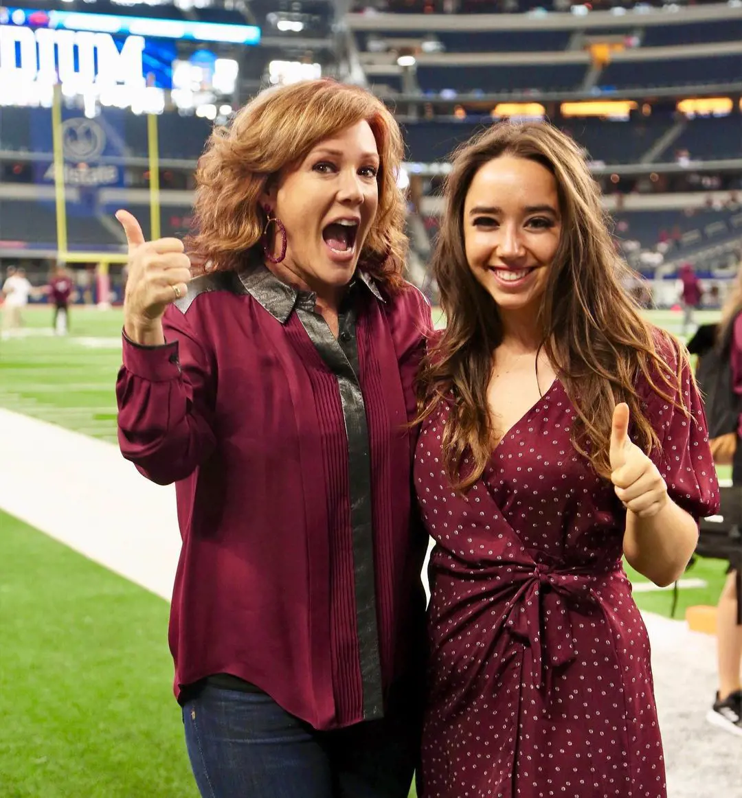 Kelli and Samantha at  AT&T Stadium in September 2019