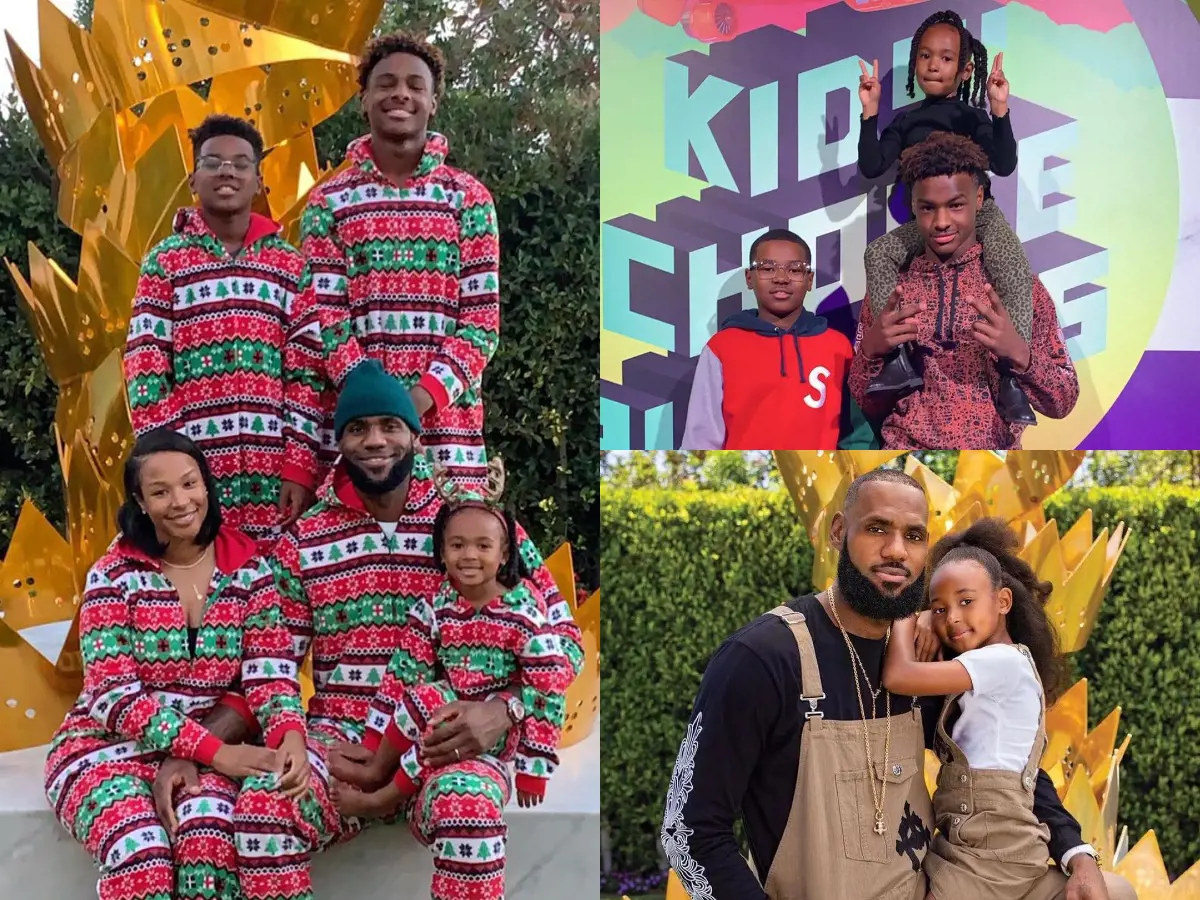 Savannah and Lebron are raising Bronny, Bryce and Zhuri in Los Angeles, California