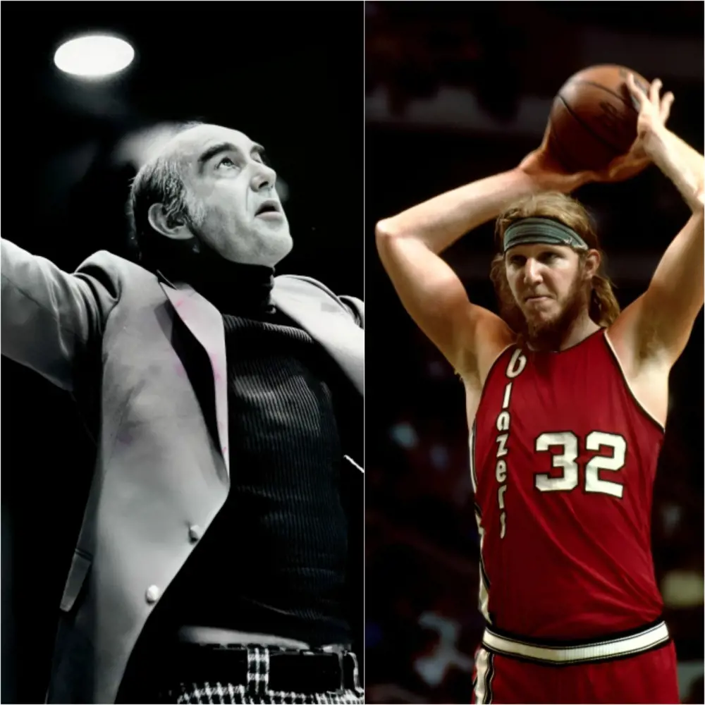 Coach Jack ramsay (left) and MVP Bill Walton (right) led Portland to the glory