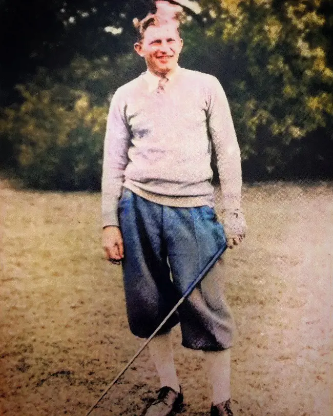 Mehlhorn during the inaugural Irish Open in 1927.