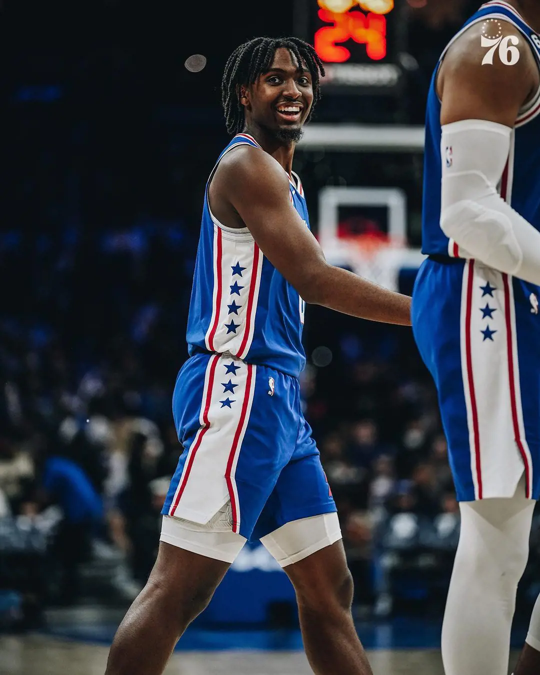 Tyrese on the basketball court during his game on January 11, 2023.