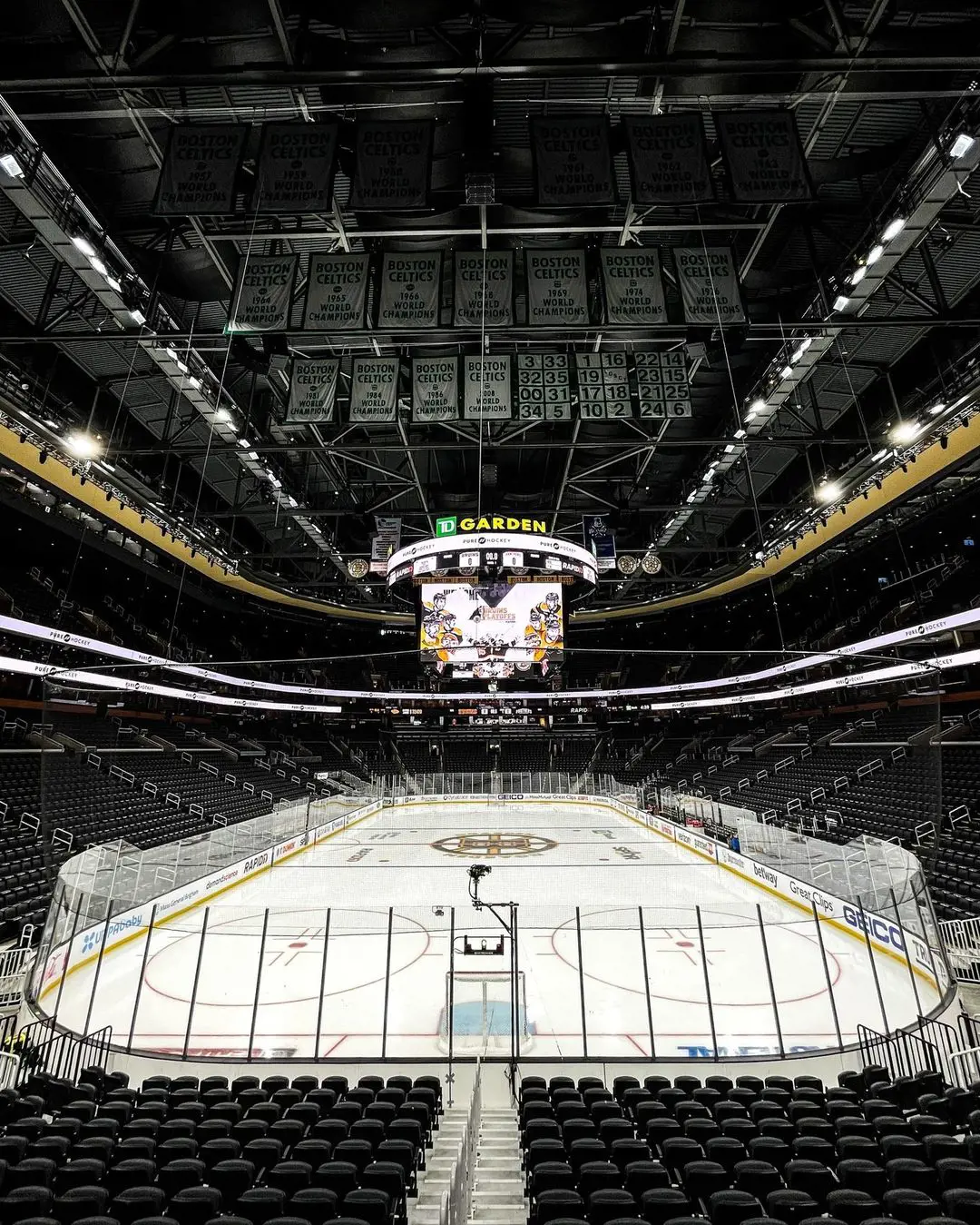 Boston Bruins TD Garden all set for the 2023 playoffs round one