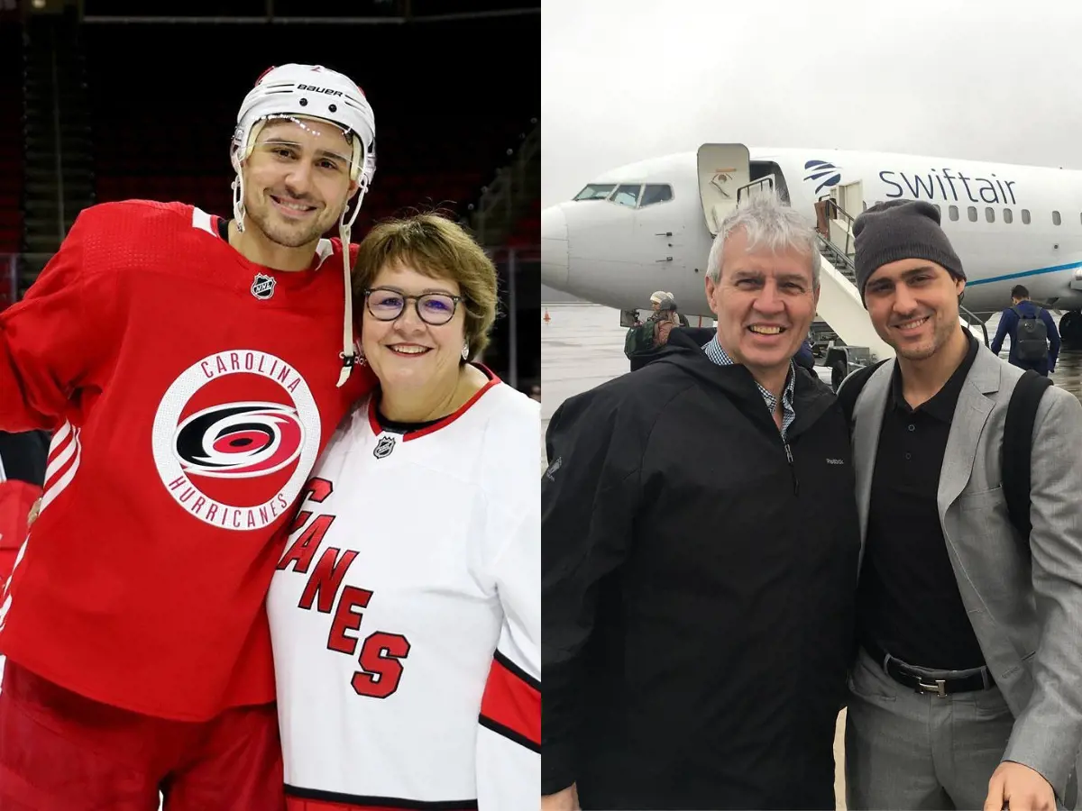 (right) Nino and Rene at Raleigh-Durham International Airport on February 21, 2019