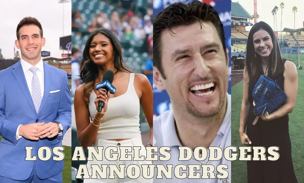 From left: Joe Davis, Kirsten Watson, Nomar Garciaparra and Jessica Mendoza