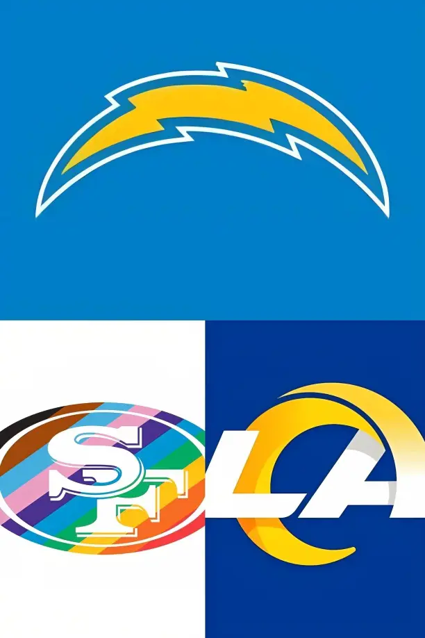 California NFL football teams logo. 