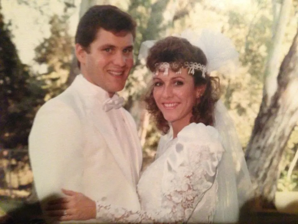 Joel and Lavanne on their wedding day that was held on September 17, 1988