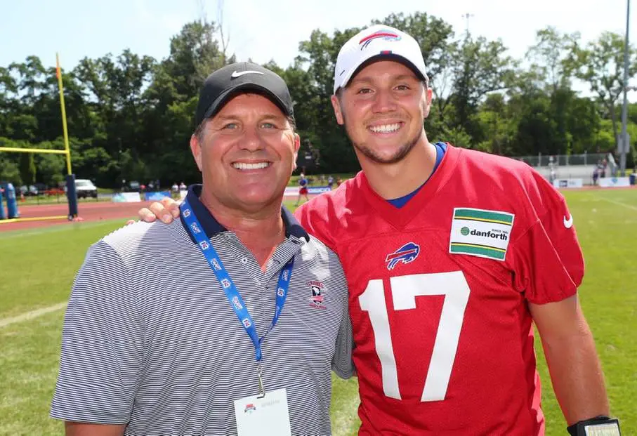 Joel accompanied his son during his football practice in August 2019