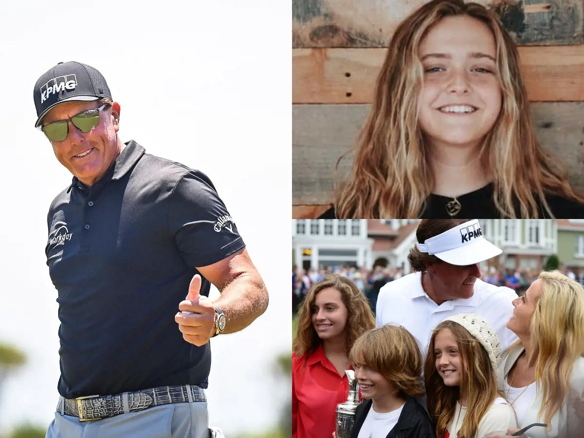 (Right Bottom) The Mickelsons at Muirfield on July 21, 2013 in Gullane, Scotland