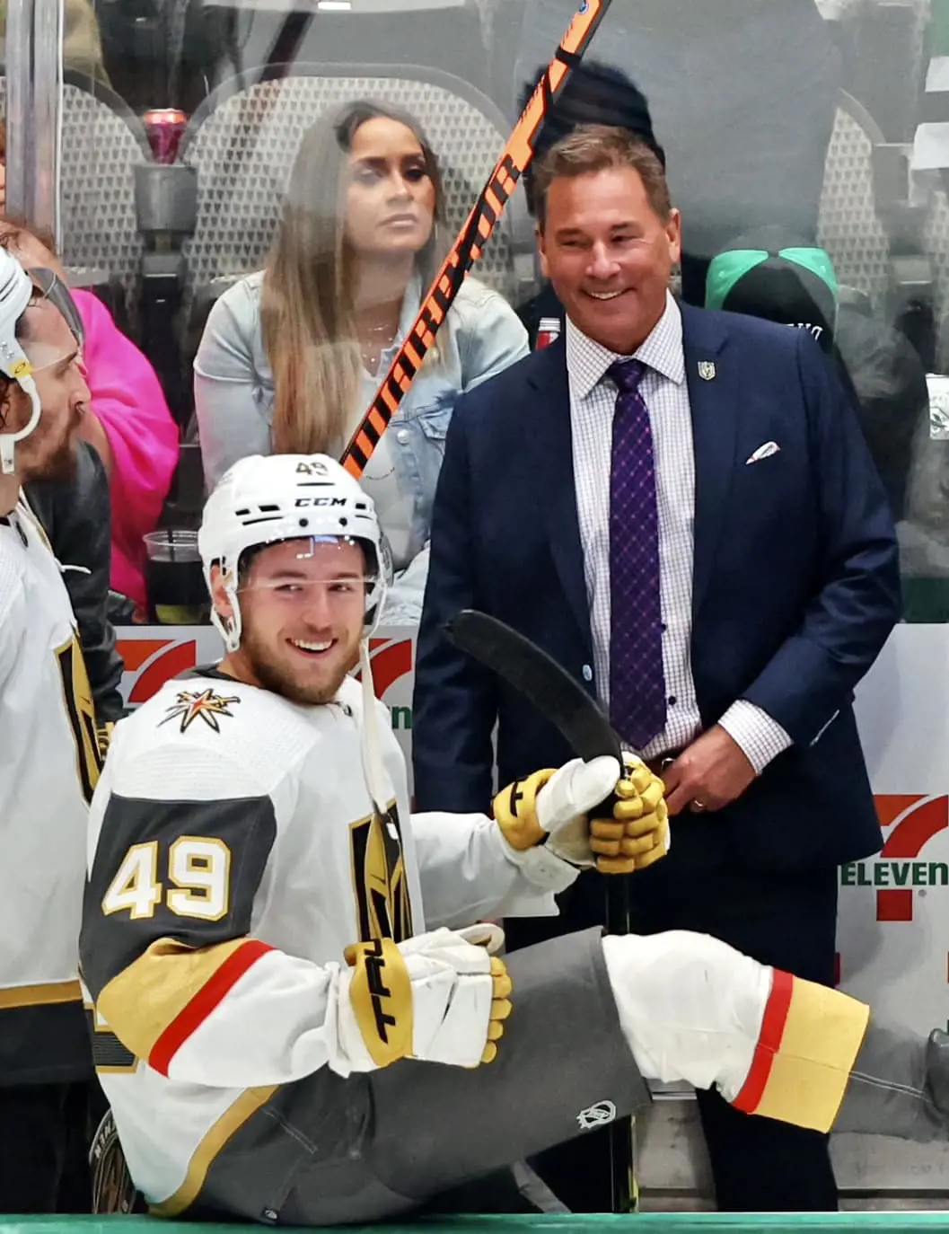 Bruce headed back to the Stanley Cup Finals in his first season as head coach of the Las Vegas Golden Knights on May 30, 2023. 