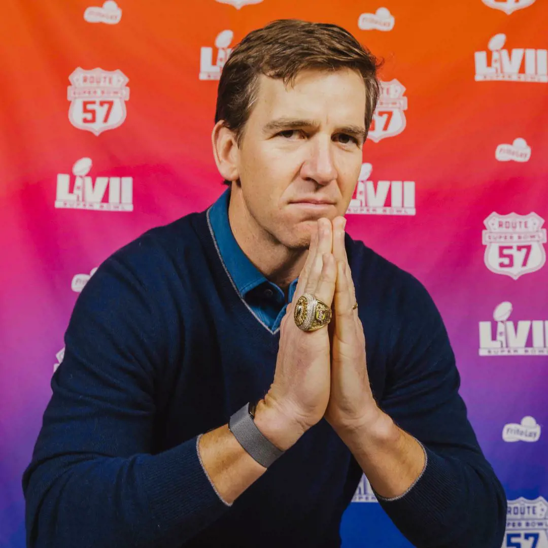 Eli Manning after retirement wishing for third Super Bowl ring. He is also an avid supporter of NY giants. 