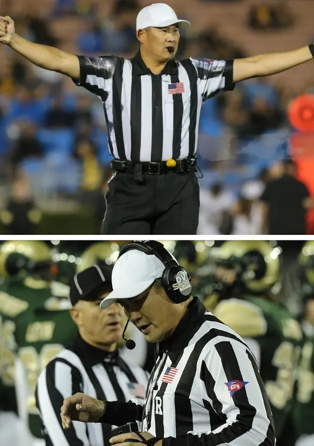 Kevin (bottom) during the second half of Colorado State Rams vs. Boise State in November 2013.