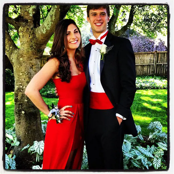 Harrison and his partner attended Prom together in April 2013